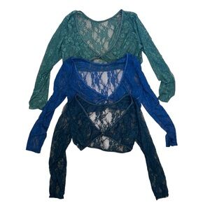 Lace Cropped Cardigan